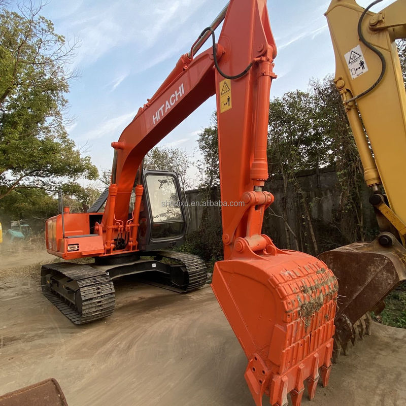 12 toneladas mini excavadora usada Hitachi excavadora coreana usada con cubo usada Hitachi 120 excavadora