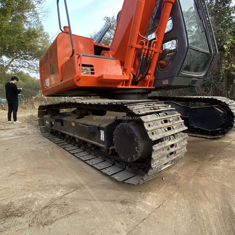 12 toneladas mini excavadora usada Hitachi excavadora coreana usada con cubo usada Hitachi 120 excavadora