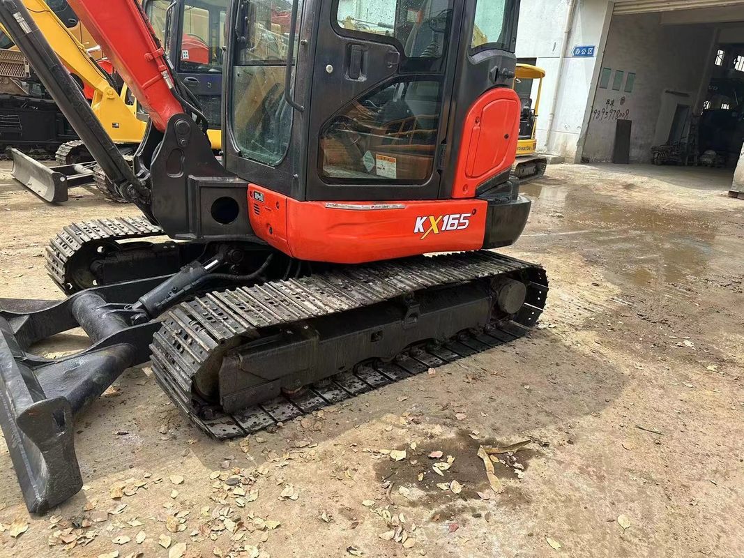 Mini excavadora usada Kubota165 de origen japonés precio barato/excavadora hidráulica de segunda mano