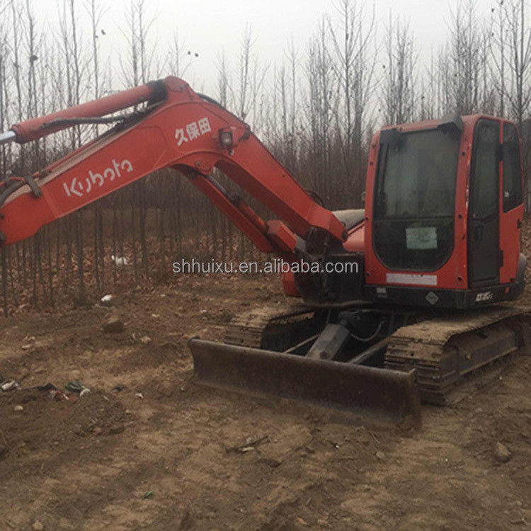 Excavadora mini usada de alta calidad Kubota185 Japón origen precio barato de segunda mano excavadora hidráulica de rastrero