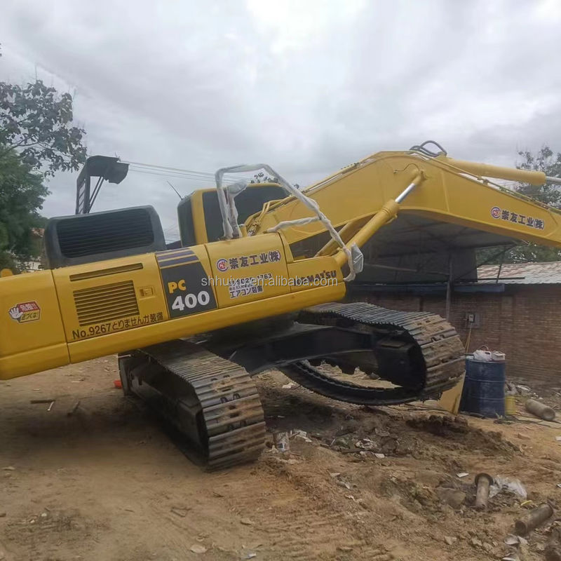 Excavadora japonesa usada komatsu400 de 12 toneladas con pintura original