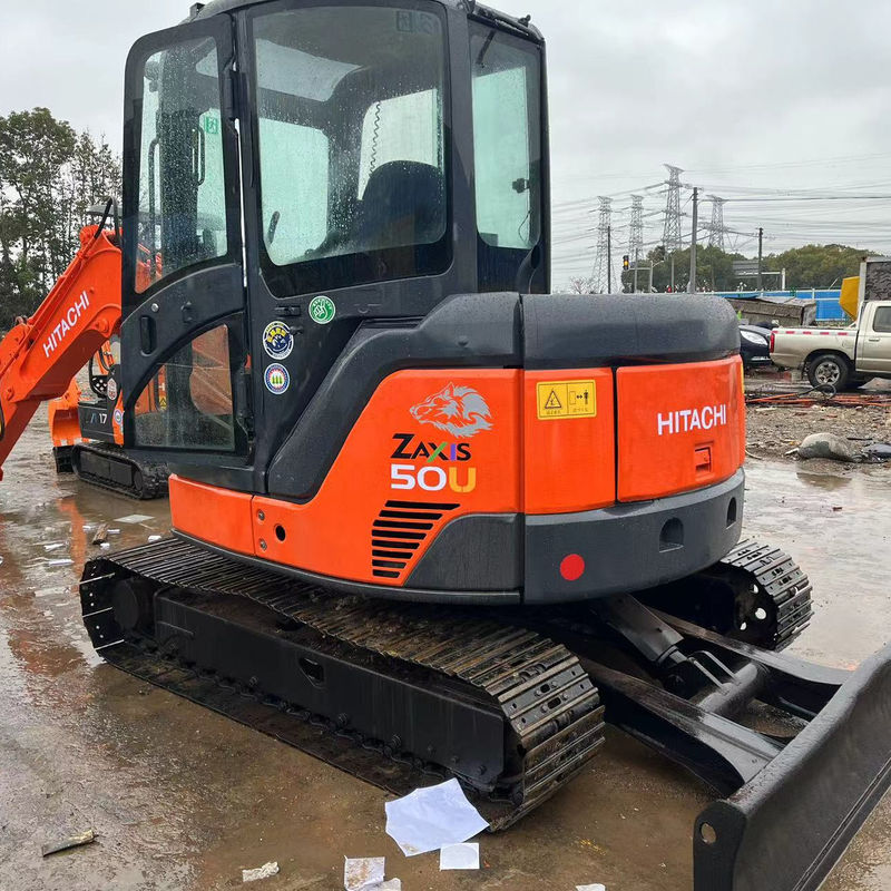 Excavadora usada Hitachi50U/mini excavadora usada Hitachi 55u para la venta excavadora de segunda mano Hitachi mini excavadora 55U