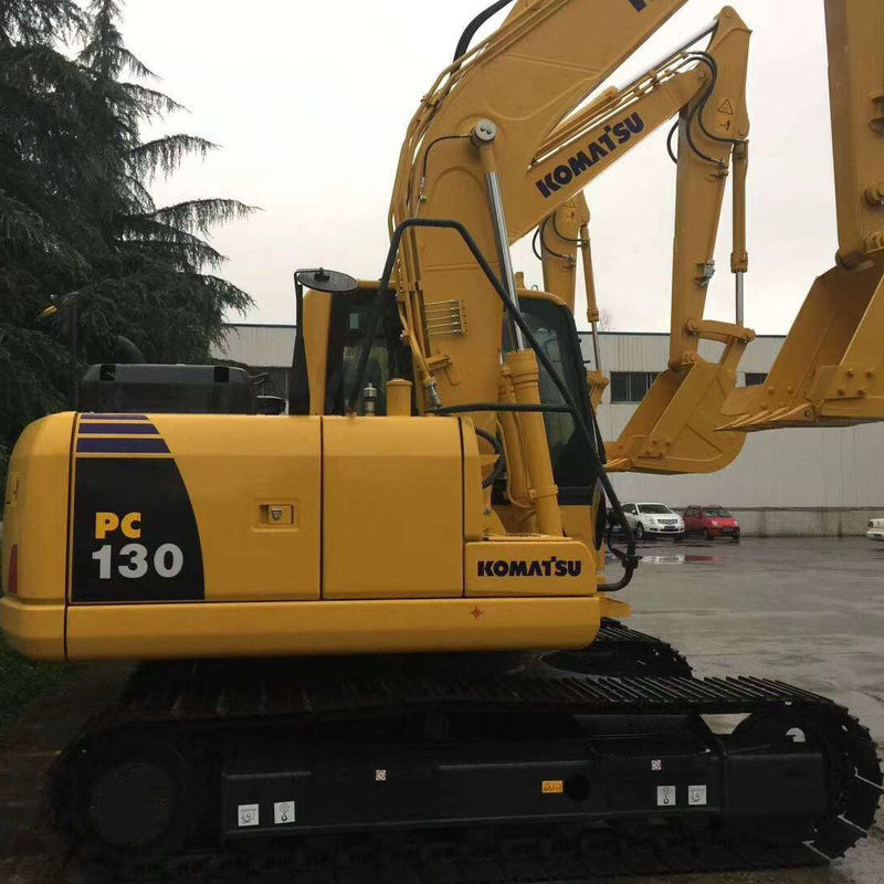 Maquinaria de construcción japonesa usada mejorada Komatsu PC130Excavadora/equipos pesados usados/excavadora usada Komatsu PC 130 pulgar