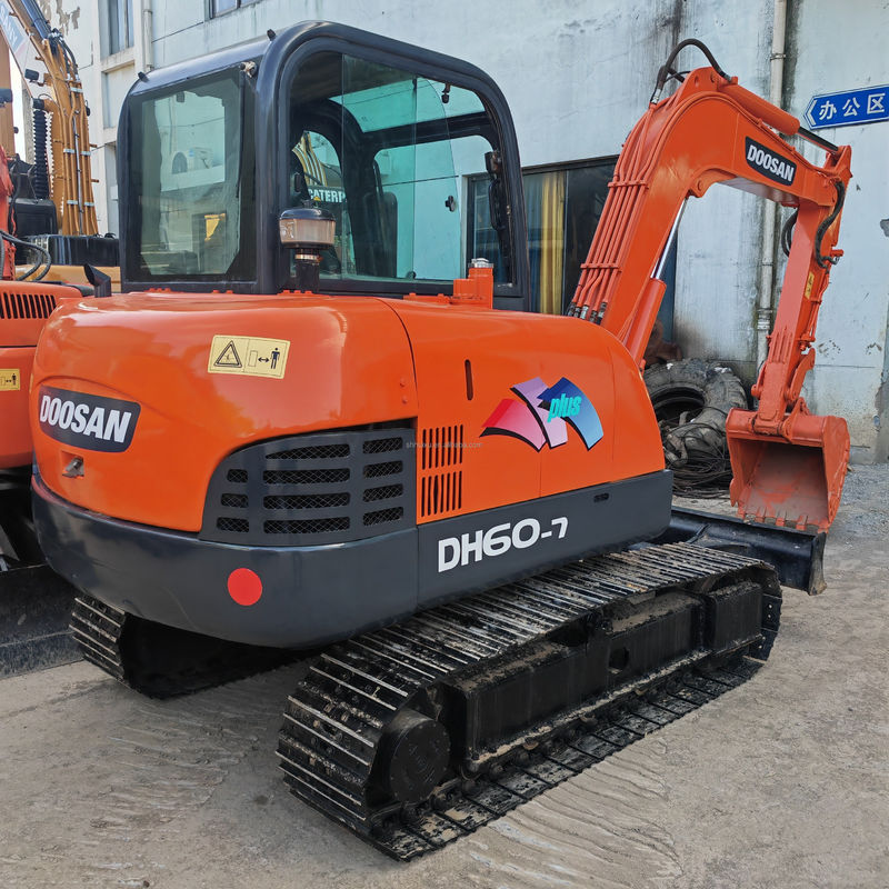 DH60 Dx60 Dh6 Excavadora usada Doosan Excavadora de segunda mano 5,5 toneladas