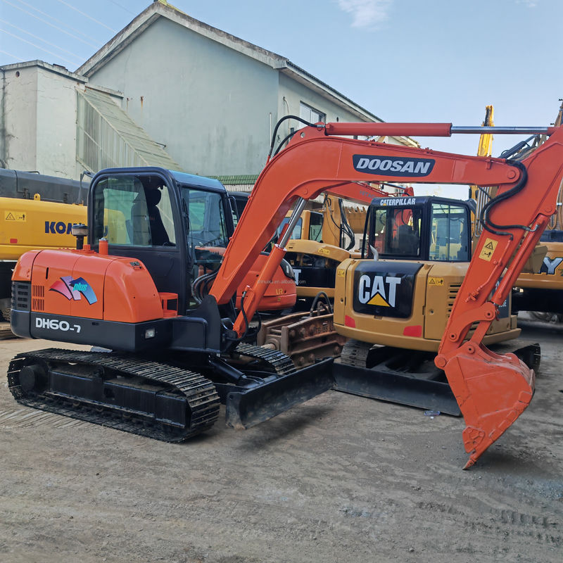 DH60 Dx60 Dh6 Excavadora usada Doosan Excavadora de segunda mano 5,5 toneladas