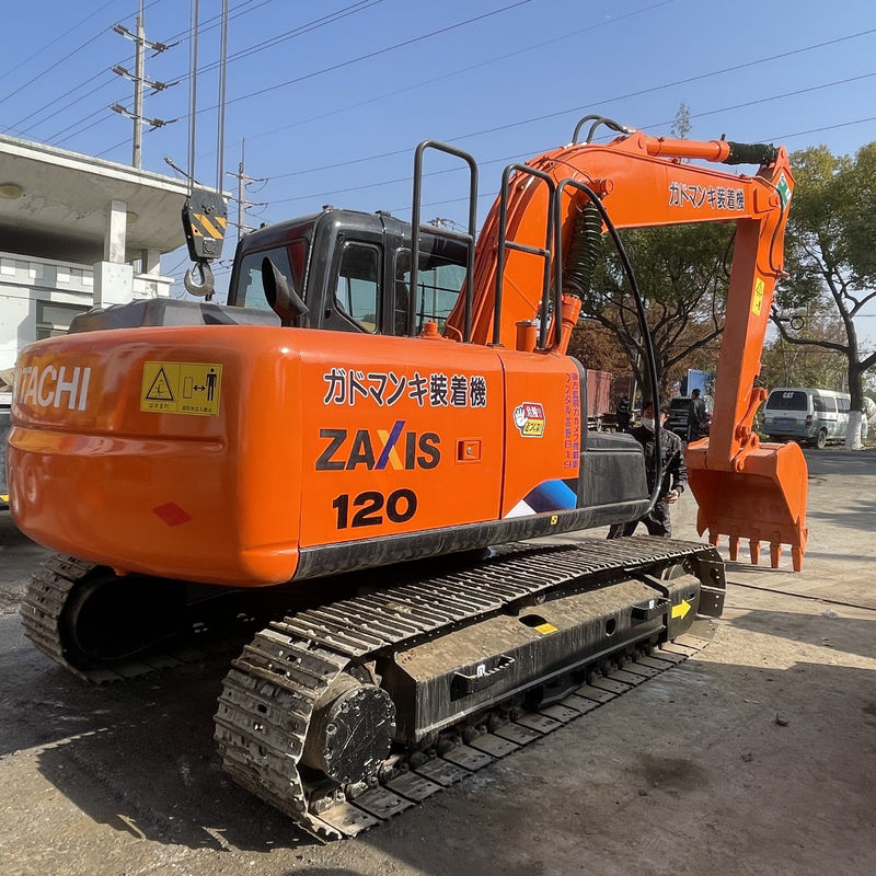 Excavadoras usadas Hitachi ZX120 maquinaria de excavadoras de 12 toneladas excavadoras de segunda mano de construcción Hitachi ZX120 maquinaria de construcción