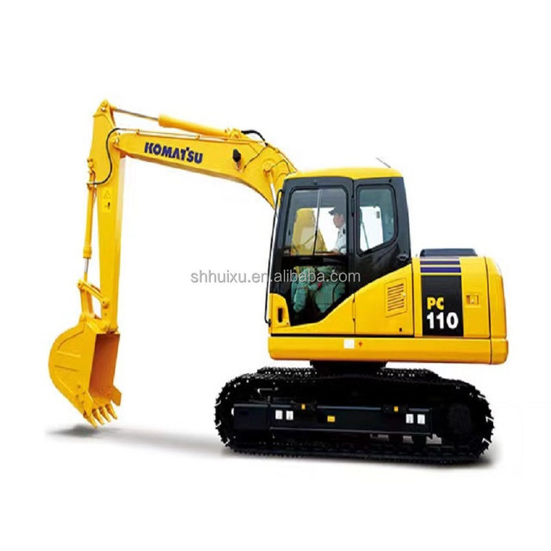 Excavadora de tierra usada a mano Komatsu PC110 maquinaria usada excavadoras de hoyos de postes usadas a mano excavadoras de segunda mano en venta