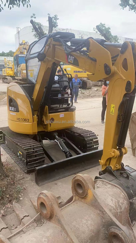 Mini excavadora de segunda mano Caterpillar Cat 302.5 Excavadora de 2 toneladas Máquinas micro multifuncionales en venta caliente CAT 303 Caterpillar en stock cat 306 excavadora