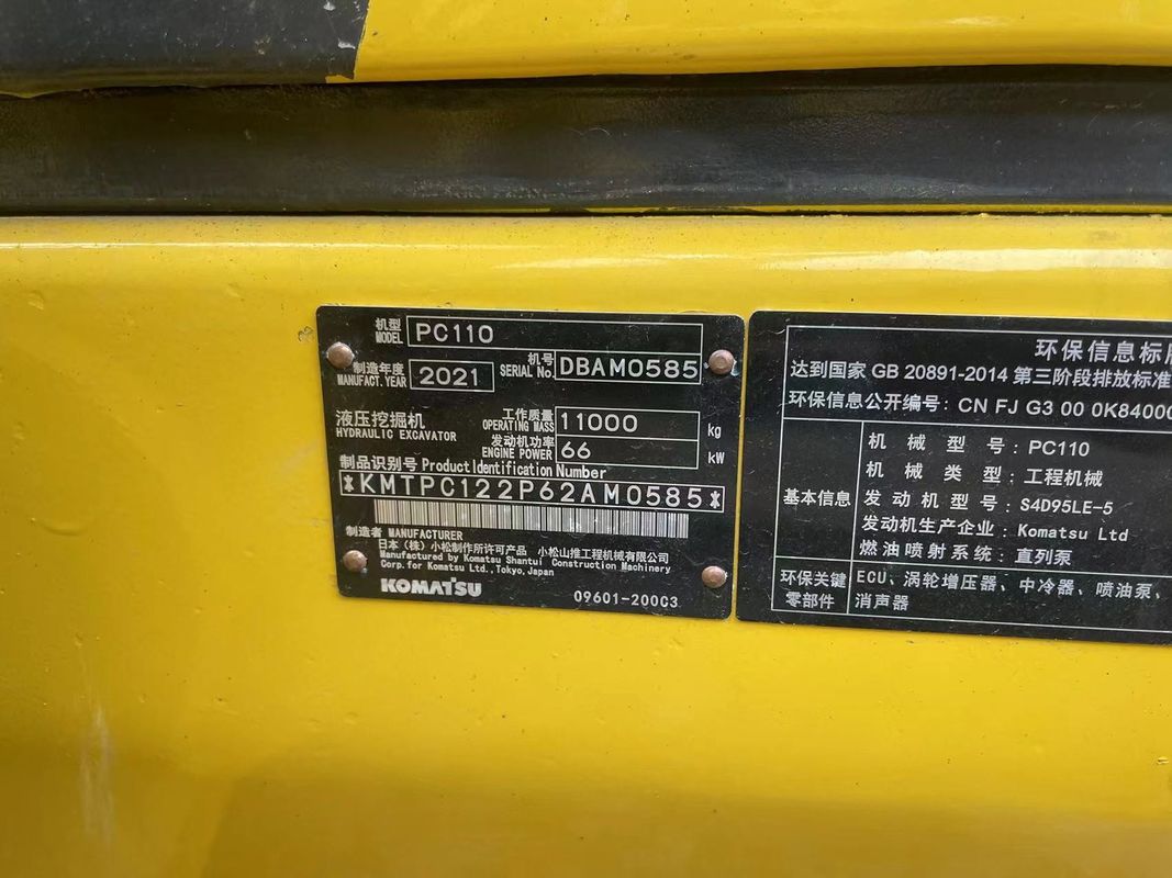 Excavadora de tierra usada a mano Komatsu PC130 maquinaria usada de 13 toneladas excavadoras de hoyos de postes usadas a mano excavadoras de segunda mano para la venta
