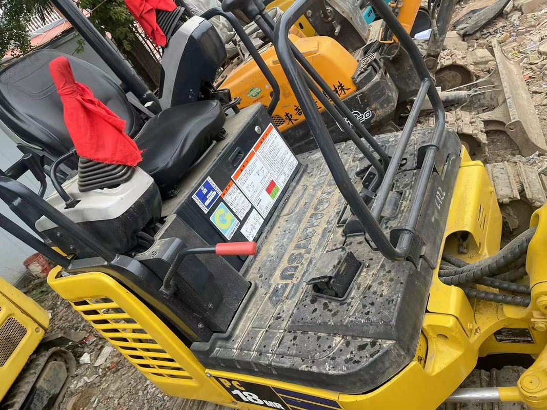 Mini excavadora usada Komatsu PC18 excavadora pequeña usada maquinaria mini excavadora usada excavadora de segunda mano para la venta