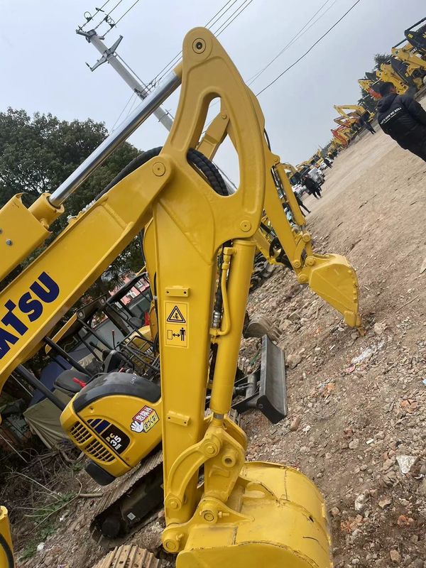 Mini excavadora usada Komatsu PC35 sin cabina excavadora pequeña maquinaria usada mini excavadora usada excavadora de segunda mano para la venta