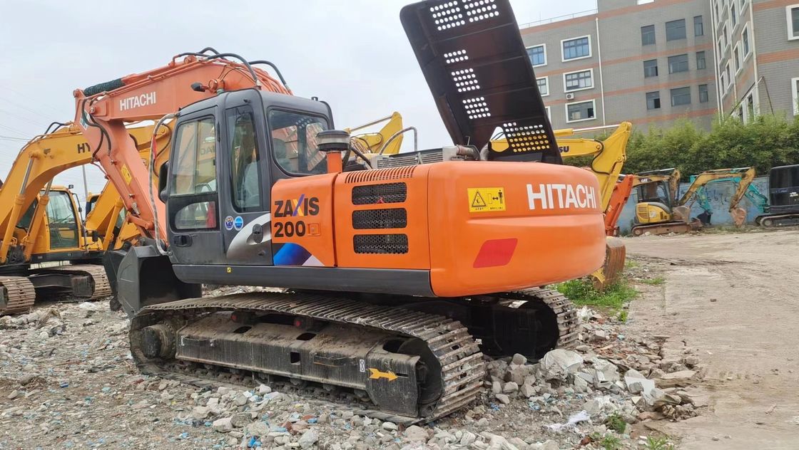 Excavadora usada Hitachi 200 excavadora usada maquinaria de 20 toneladas usada excavadora de segunda mano Hitachi excavación