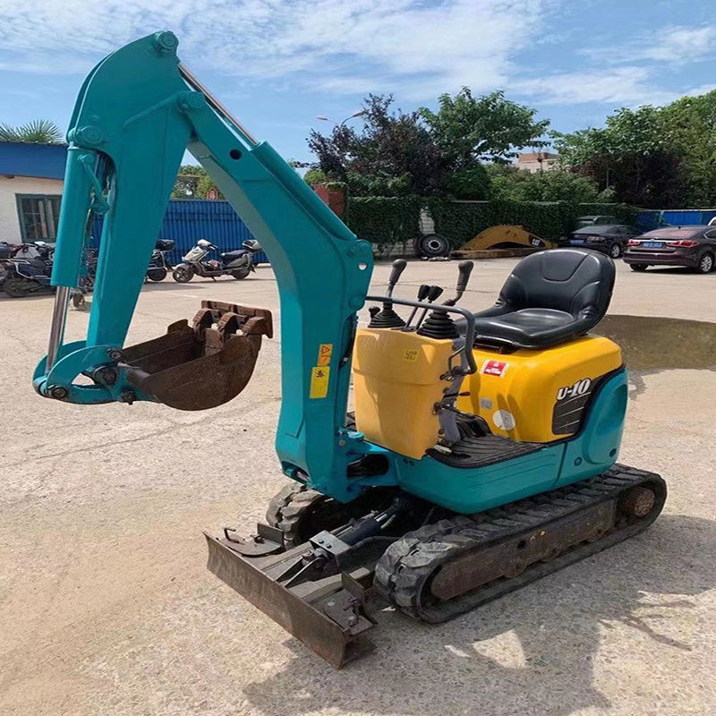 Venta caliente mini Kubota U-10 Excavadora mini excavadora de 1 tonelada pequeña Excavadora usada en Japón