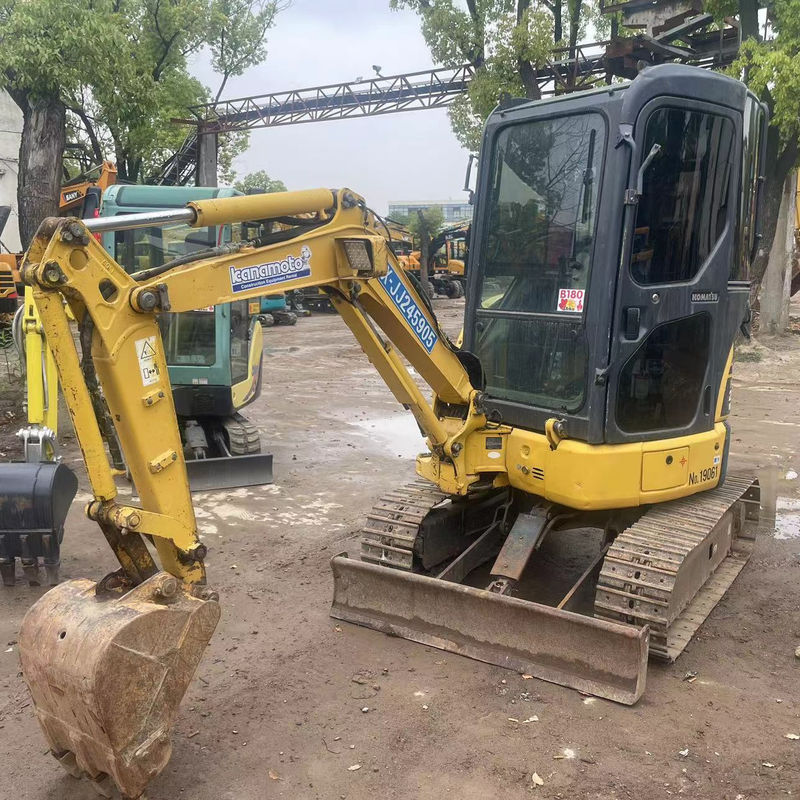 precio bajo en stock excavadora Komatsu PC20 con excavadora de cabina de segunda mano Japón Usado Komatsu excavadora de excavadora hidráulica usada