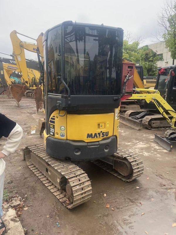 precio bajo en stock excavadora Komatsu PC20 con excavadora de cabina de segunda mano Japón Usado Komatsu excavadora de excavadora hidráulica usada