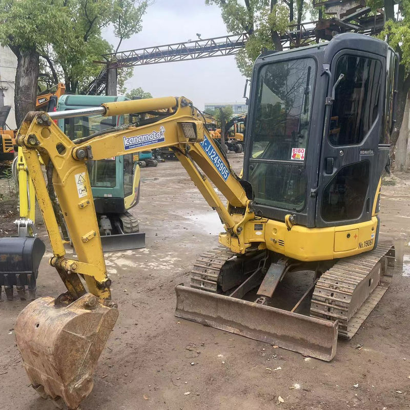precio bajo excavadora usada Komatsu PC20 con cabina de importación excava Japón Komatsu excavadora de segunda mano repulsor hidráulico