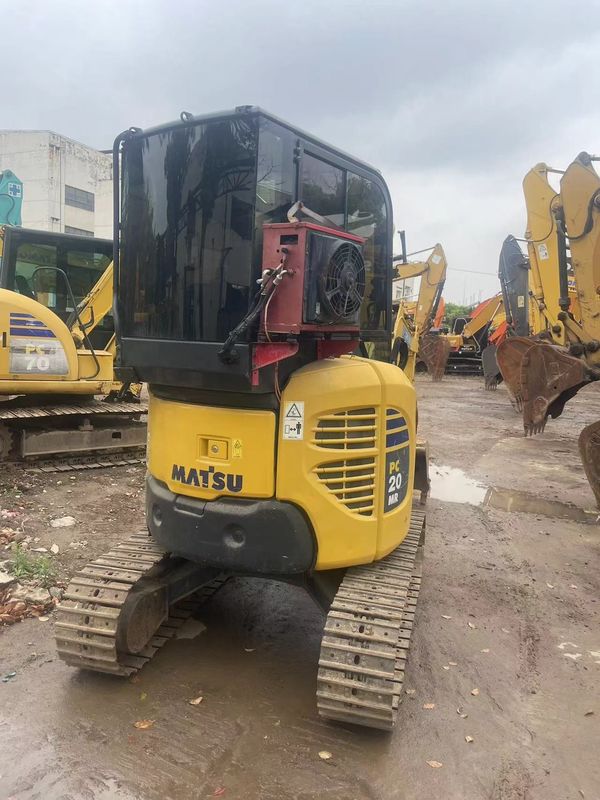precio bajo excavadora usada Komatsu PC20 con cabina de importación excava Japón Komatsu excavadora de segunda mano repulsor hidráulico