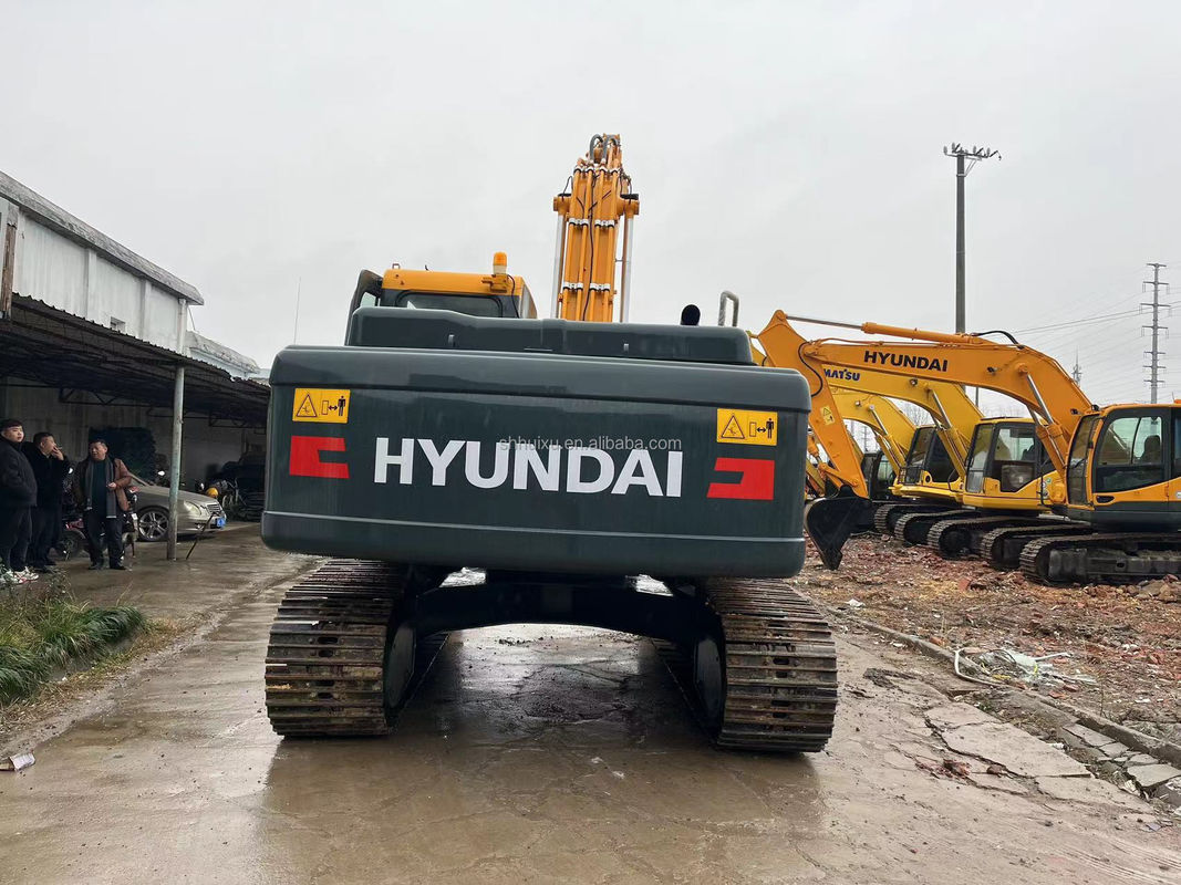 Máquina de construcción utilizada Excavadora de rastreo hidráulico Hyundai 225-9 Marca de Corea