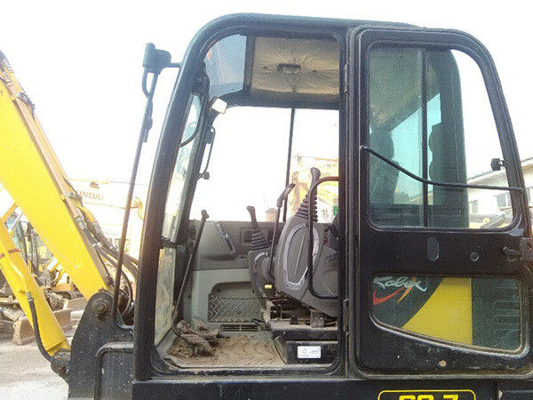6 toneladas Hyundai Excavadoras de ruedas usadas R60-7 Hyundai Excavadora de ruedas usadas Crawler 60