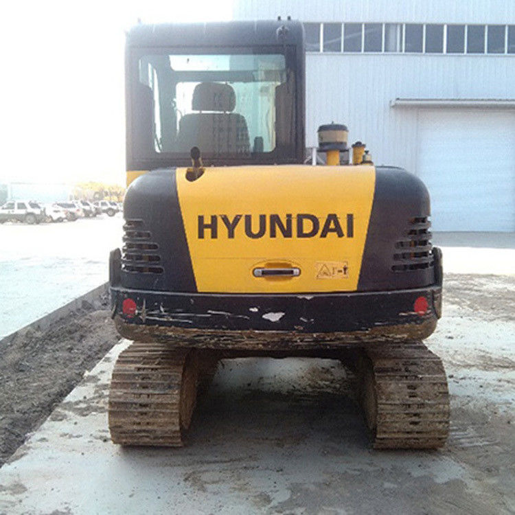 6 toneladas Hyundai Excavadoras de ruedas usadas R60-7 Hyundai Excavadora de ruedas usadas Crawler 60