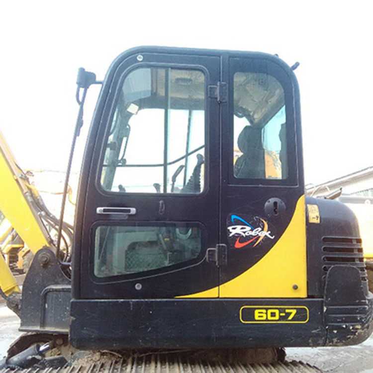 6 toneladas Hyundai Excavadoras de ruedas usadas R60-7 Hyundai Excavadora de ruedas usadas Crawler 60