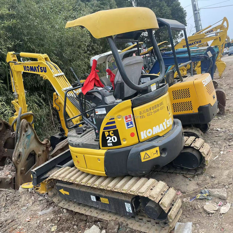 La mini excavadora más pequeña Komatsu PC20 sin cabina excavadora pequeña maquinaria usada mini la excavadora mejor excavadora arrastradora