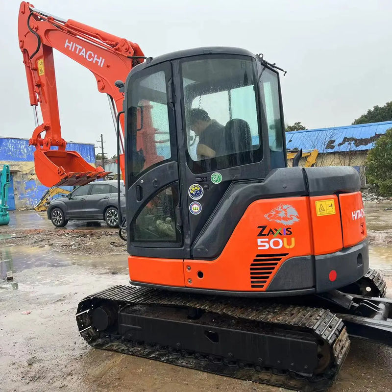 Excavadora usada Hitachi ZX50 mini excavadora de 5 toneladas excavadora de segunda mano en Japón