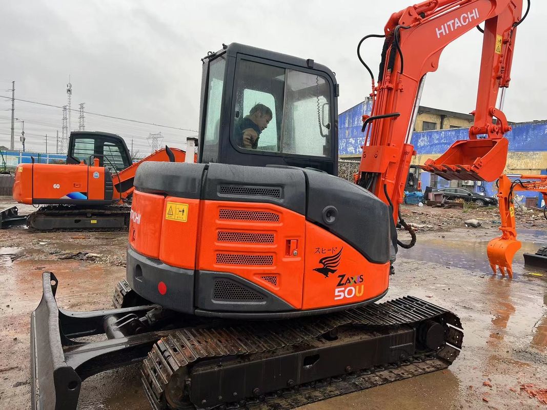 Excavadora usada Hitachi ZX50 mini excavadora de 5 toneladas excavadora de segunda mano en Japón