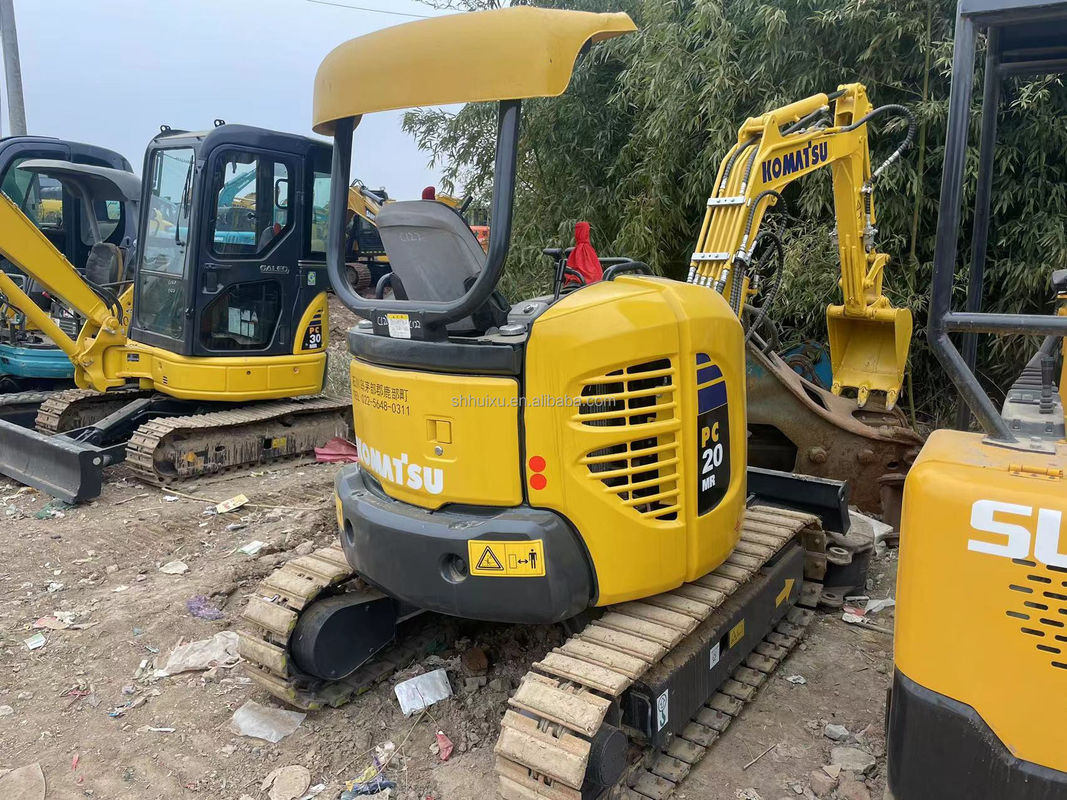 La mini excavadora más pequeña Komatsu PC20 sin cabina excavadora pequeña maquinaria usada mini la excavadora mejor excavadora arrastradora