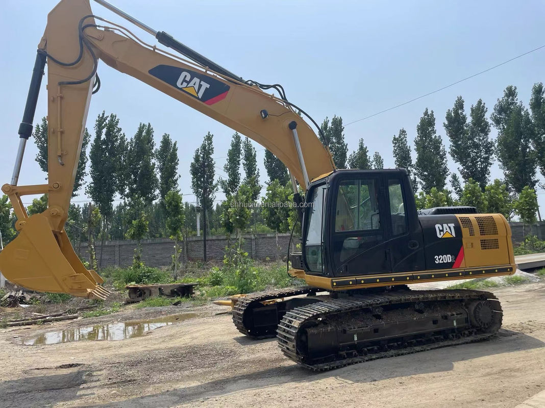 Maquina de excavación de segunda mano de buena calidad Cat320D Japón origen excavadora de oruga usada con EPA Uruga en stock