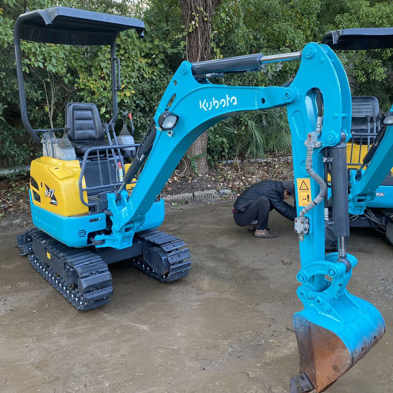 Usado 2T Kubota U17 cargada diesel excavadora hidráulica arrastrador tienen alta calidad con un precio de descuento en la construcción kubota U35