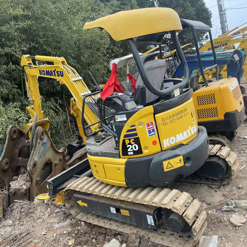 Komatsu mini PC20 sin cabina excavadora pequeña maquinaria usada Komatsu pequeña excavadora japonesa excavadora usada para la venta