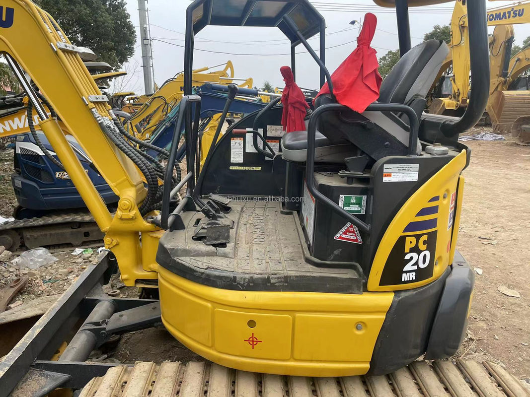 Komatsu mini PC20 sin cabina excavadora pequeña maquinaria usada Komatsu pequeña excavadora japonesa excavadora usada para la venta