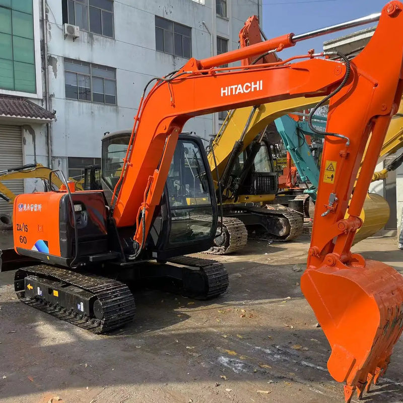 90%NUEVO Excavadora usada Hitachi ZX60 mini excavadora de 6 toneladas excavadora de segunda mano en Japón