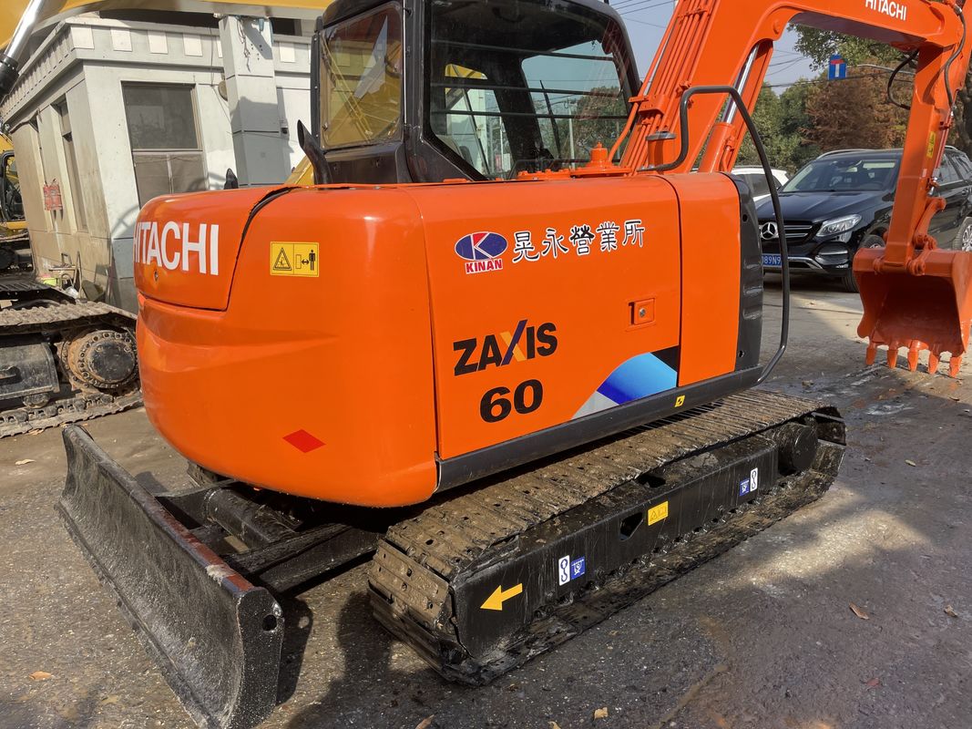 90%NUEVO Excavadora usada Hitachi ZX60 mini excavadora de 6 toneladas excavadora de segunda mano en Japón