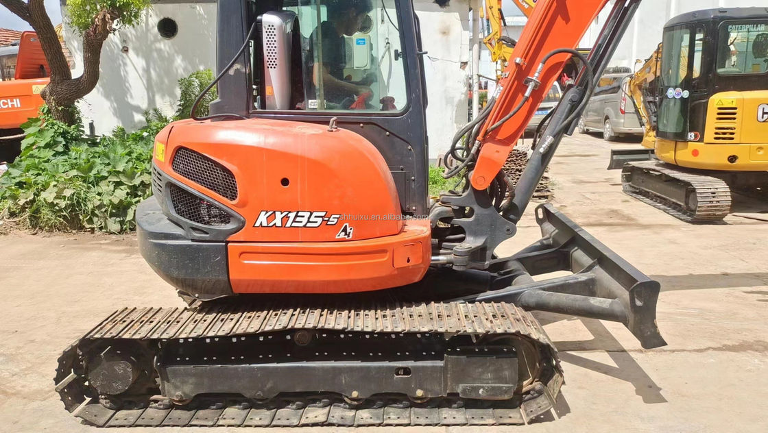 Excavadora mini usada Kubota Kx135-5 excavadora usada maquinaria pequeña excavadora usada excavadora de segunda mano para la venta