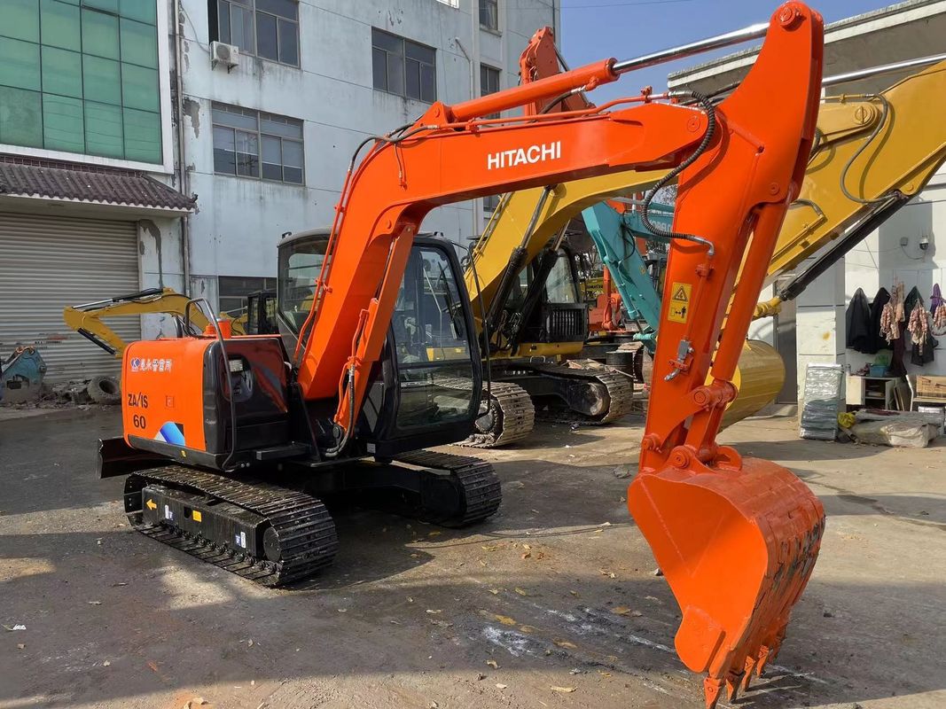 Calidad profesional Hitachi usado zx60 mini excavadoras de 6 toneladas modelo 60 Hitachi maquinaria para la venta