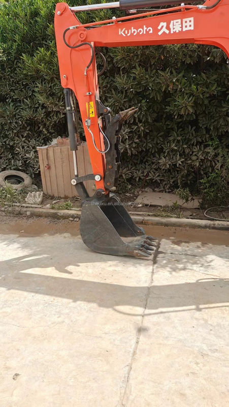 Excavadora hidráulica de segunda mano Kubota Kx135-5 Excavadora usada Precio de la excavadora