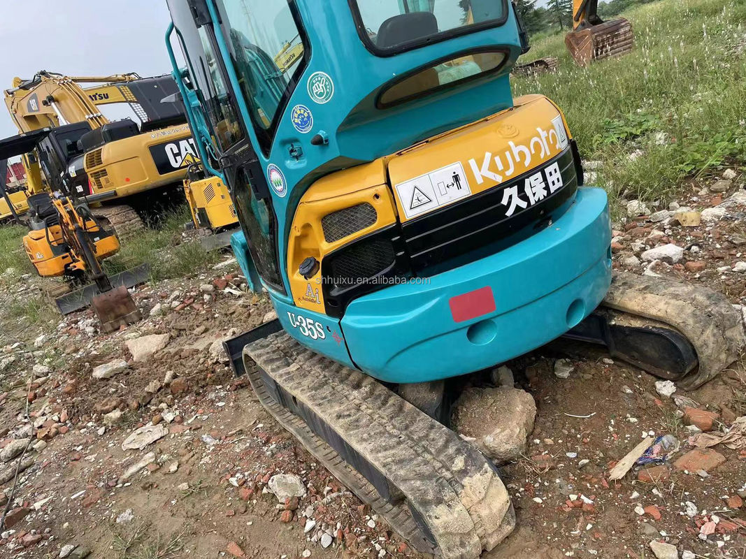 Bajas horas de trabajo Kubota U35S excavadora venta excavadora usada con motor y bomba de alta calidad excavadora usada maquinaria usada barata