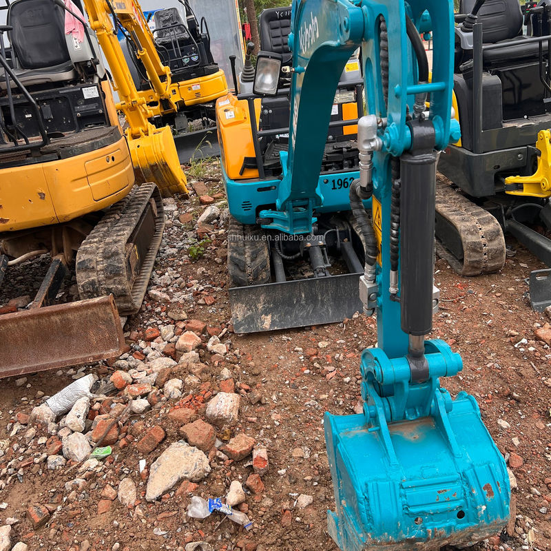 Bajas horas de trabajo maquinaria vial Kubota U17 excavadora usada con motor de alta calidad y bomba excavadora barata excavadora usada de rastrero