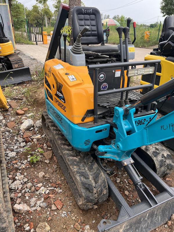 Bajas horas de trabajo maquinaria vial Kubota U17 excavadora usada con motor de alta calidad y bomba excavadora barata excavadora usada de rastrero
