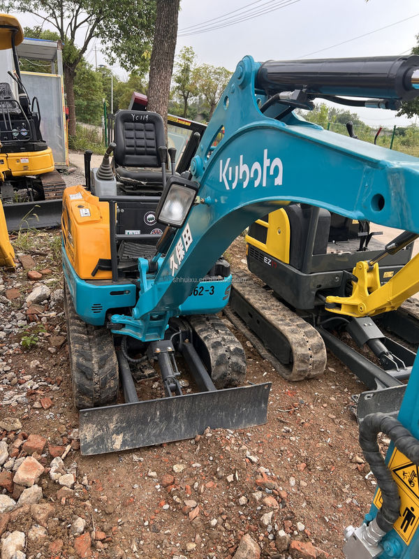 Bajas horas de trabajo maquinaria vial Kubota U17 excavadora usada con motor de alta calidad y bomba excavadora barata excavadora usada de rastrero
