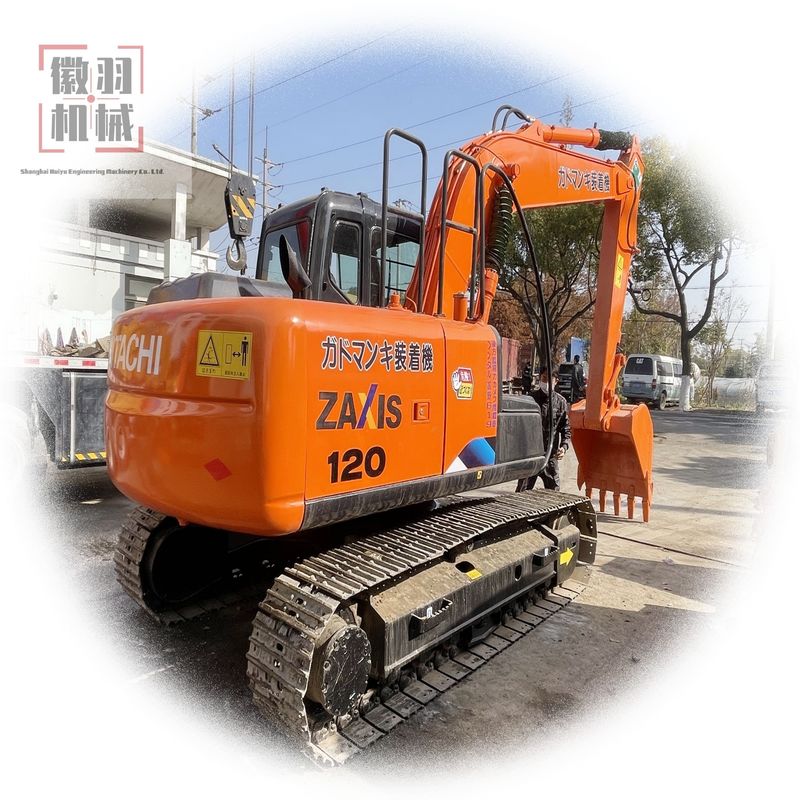 Utilizado hitachi zaxis 120 Tener un certificado de la EPA de excavadora eléctrica de mini-arrastre otras maquinaria de construcción