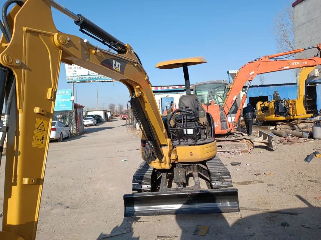 Mini excavadora usada CAT303 sin conducir cabina excavadora de tierra manual China mini excavadora