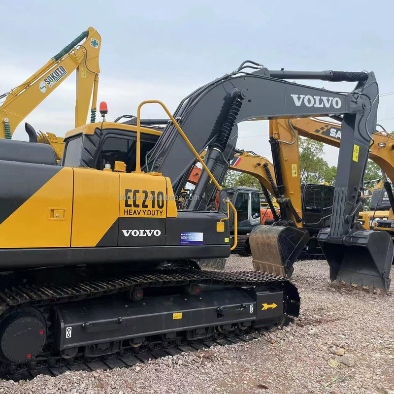 Excavadora usada Volvo EC210 excavadora maquinaria usada de 21 toneladas excavadora volvo usada excavadora de segunda mano para la venta