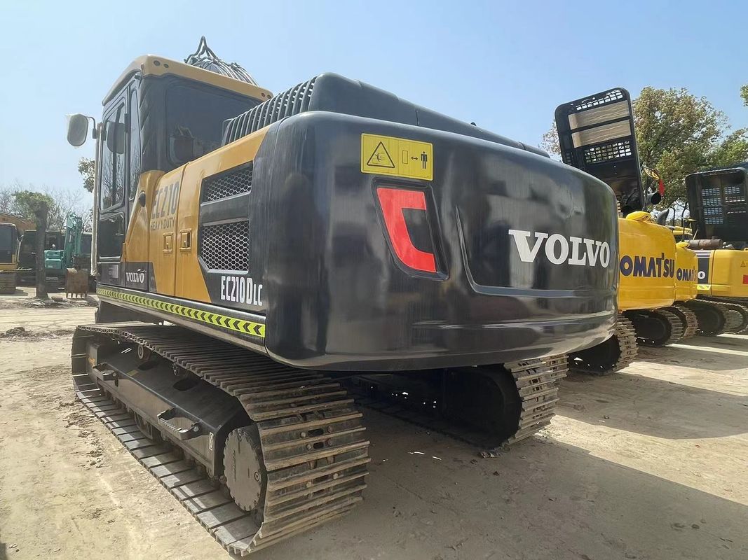 21000kg Excavadora de rastreo hidráulico de segunda mano Volvo Ec210 1.1m3 Capacidad de cubo