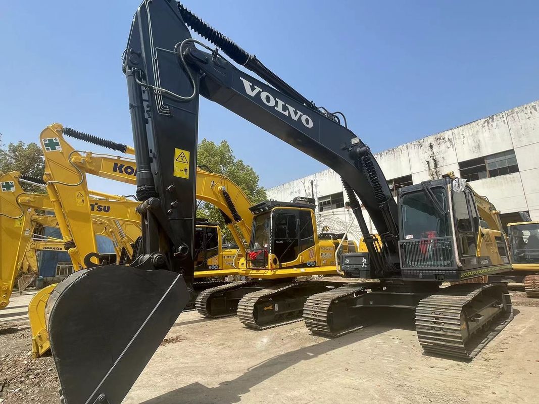21000kg Excavadora de rastreo hidráulico de segunda mano Volvo Ec210 1.1m3 Capacidad de cubo