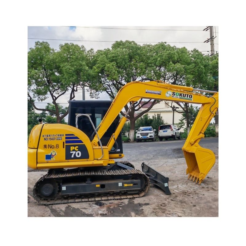 Excavadora usada KomatsoPC70-8 Máquina de segunda mano Tipo de rastreador KomatsoPC70-8 200-8 130 Japón Maquinaria de construcción