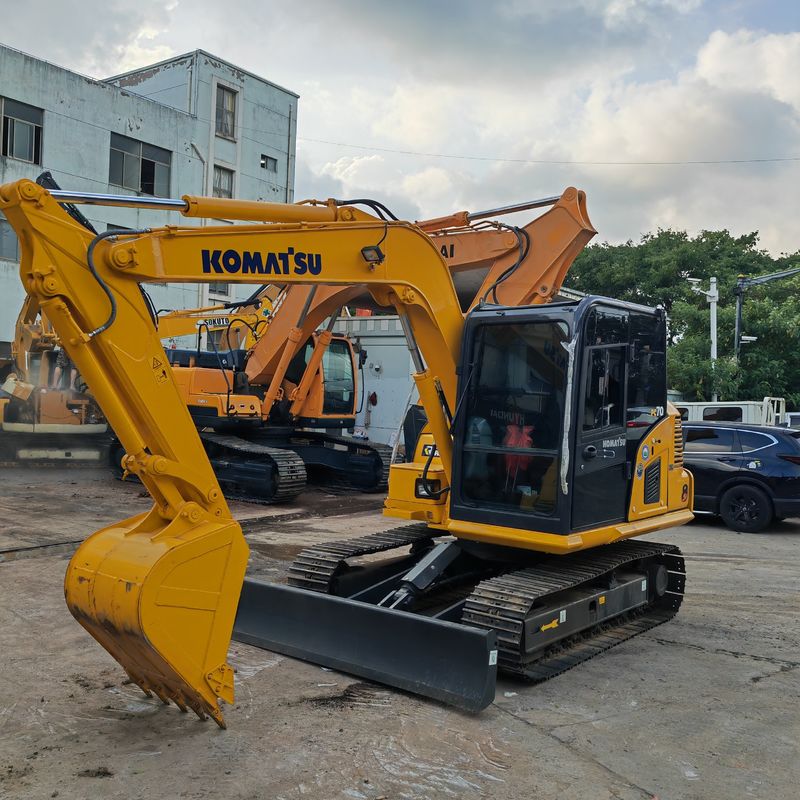 Excavadora usada KomatsoPC70-8 Máquina de segunda mano Tipo de rastreador KomatsoPC70-8 200-8 130 Japón Maquinaria de construcción