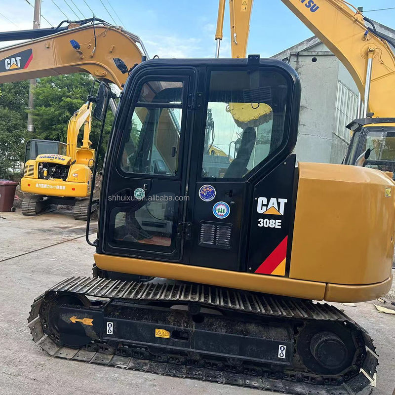 Excavadora usada de tipo CAT 308E 307E 306E 305E, línea de interruptor de tipo CAT 306 E 306D 307D 308, miniexcavadora de tipo CAT 306E2 con dozer